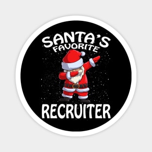 Santas Favorite Recruiter Christmas Magnet
